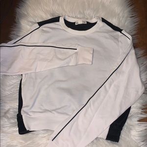 Garage long sleeve crop top
